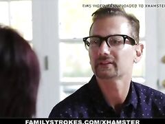 FamilyStrokes - Step Step Dad and Daughter Have Hard And Rough Se